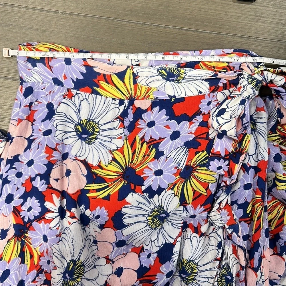 Maeve Floral Wrap Skirt